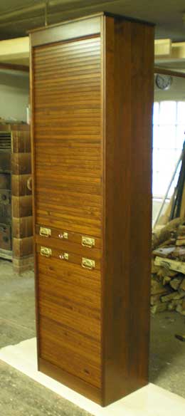 Rollladenschrank Farbe Eiche dunkel