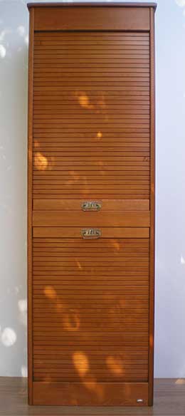 Rollladenschrank Farbe Goldteak