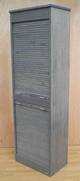 Rollladenschrank Farbe Mittelgrau