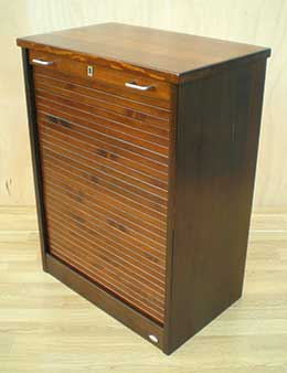 Rollladenschrank Farbe Eiche dunkel