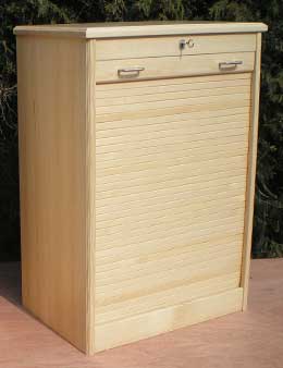 Rollladenschrank Farbe Kiefer Natur