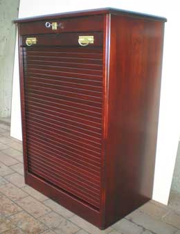 Rollladenschrank Farbe Mahagoni