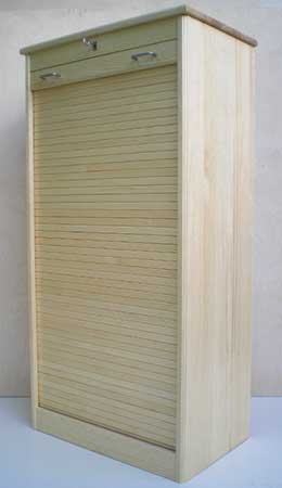 Rollladenschrank Farbe Kiefer Natur