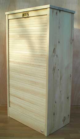 Rollladenschrank Farbe Kiefer Natur unbehandelt (astig)